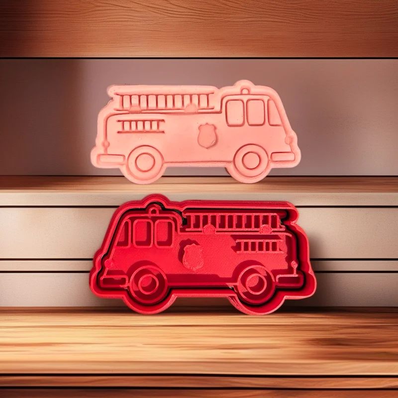  Vehicles Cookie Cutter Set, Stainless Steel, Tractor Taxi Firetruck Police Ambulance School Bus Double Bus Beetle Rubbish Truck Shapes - View 3