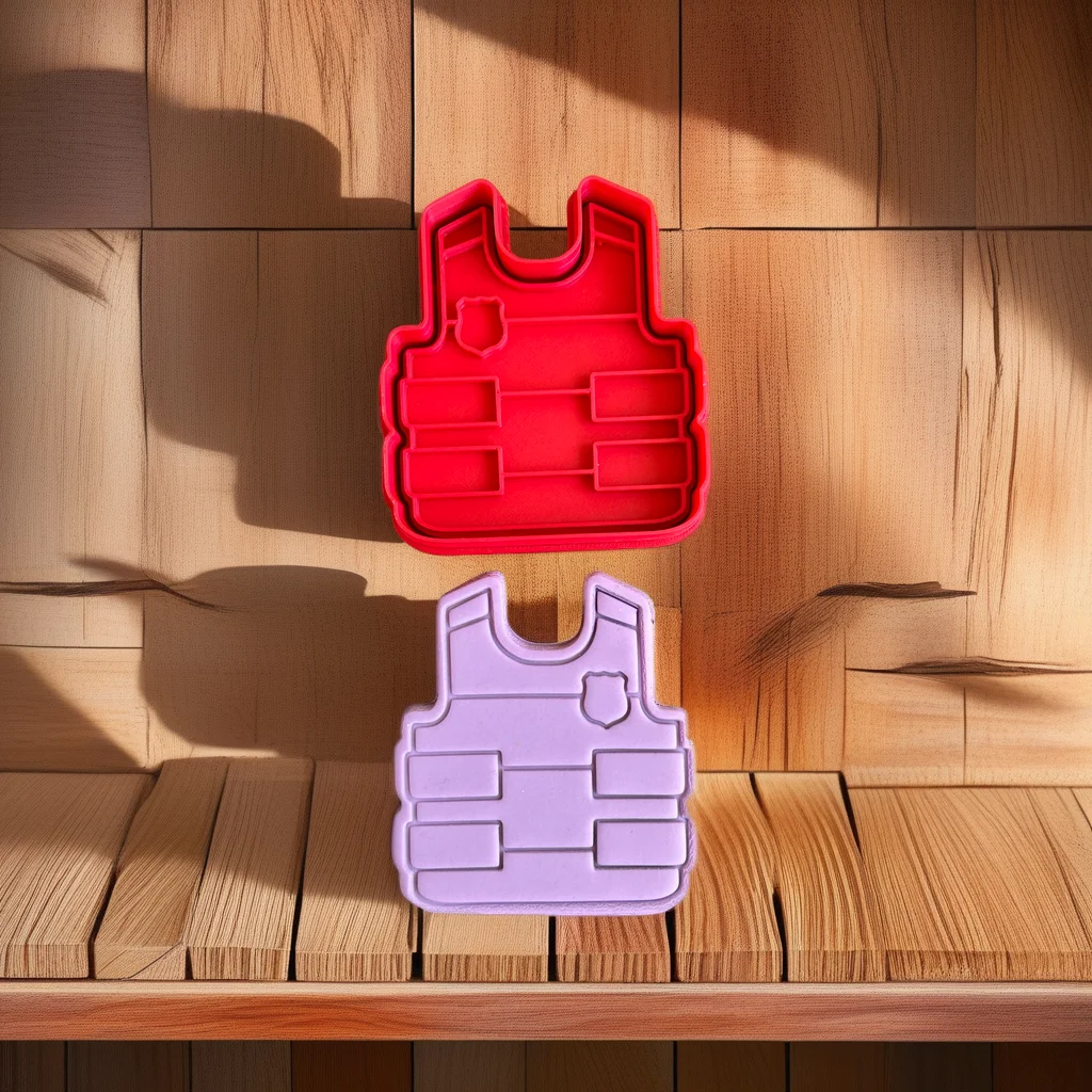  Police Elements Cookie Cutter Stamp Set, 6-Piece Theme Kit - View 4