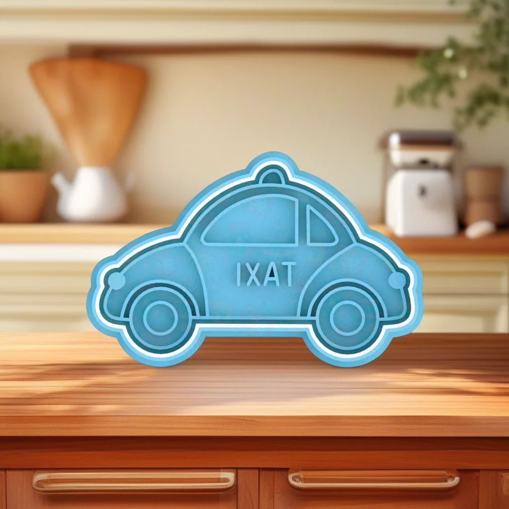  Vehicles Cookie Cutter Set, Stainless Steel, Tractor Taxi Firetruck Police Ambulance School Bus Double Bus Beetle Rubbish Truck Shapes - View 7