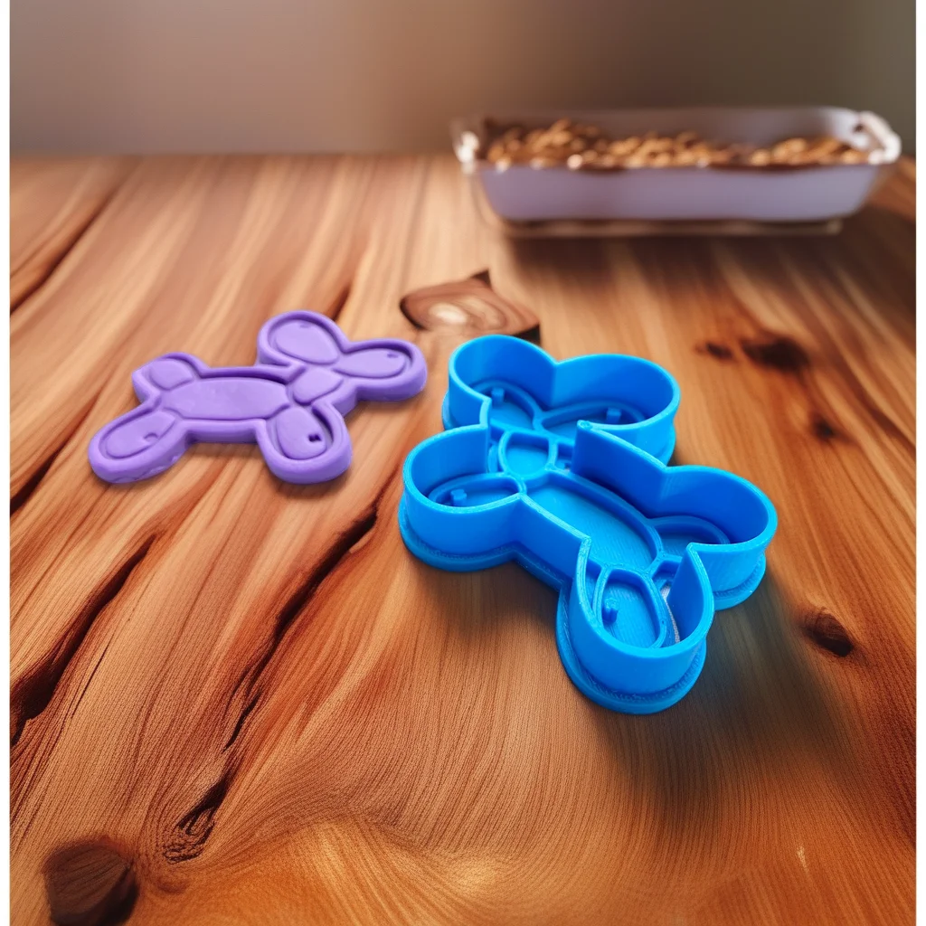  Balloon Cookie Cutter Stamp Set, Balloon Bunch and Balloon Puppy Design - View 4