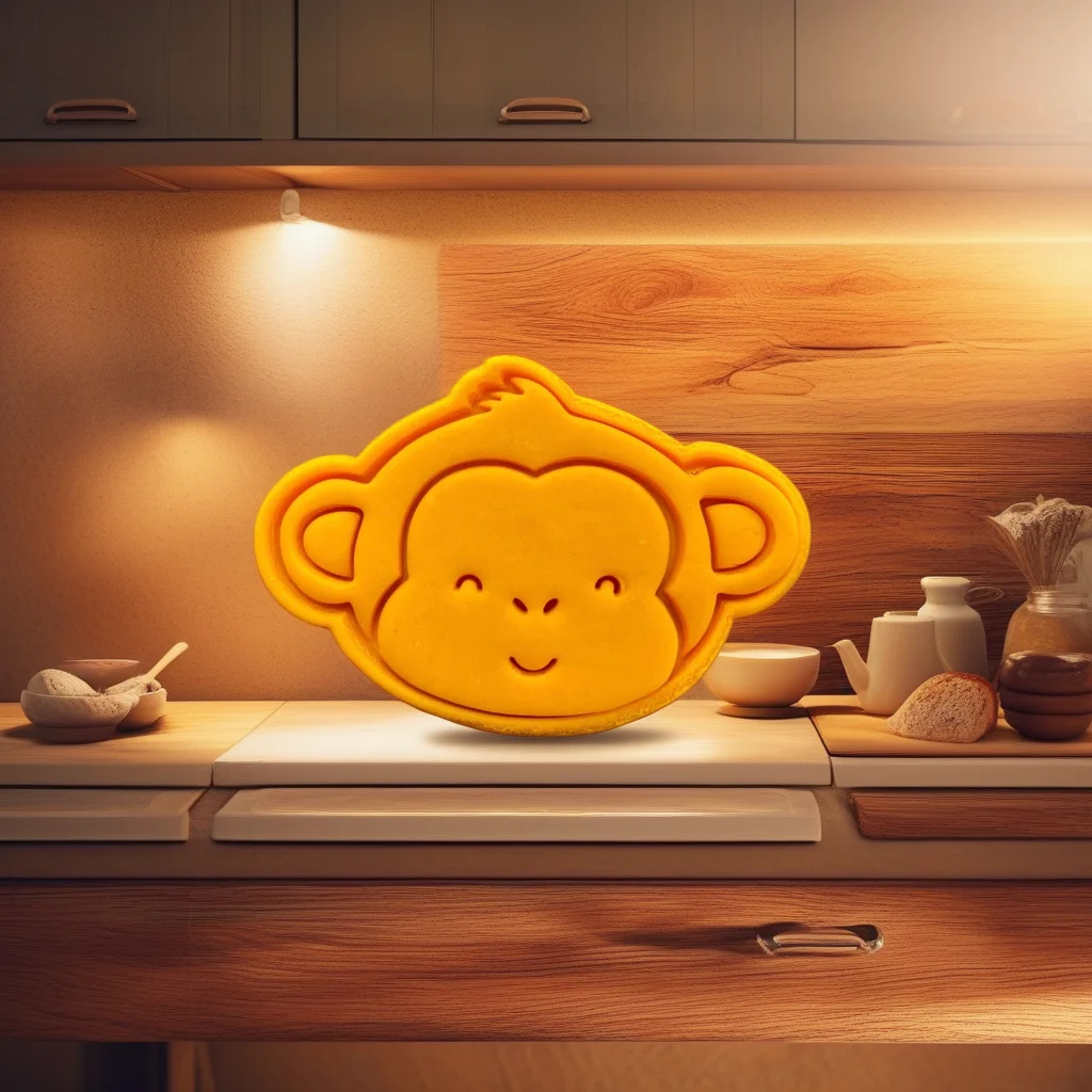  Monkey Cookie Cutter Stamp Set, Jungle Theme for Baby Showers - View 4
