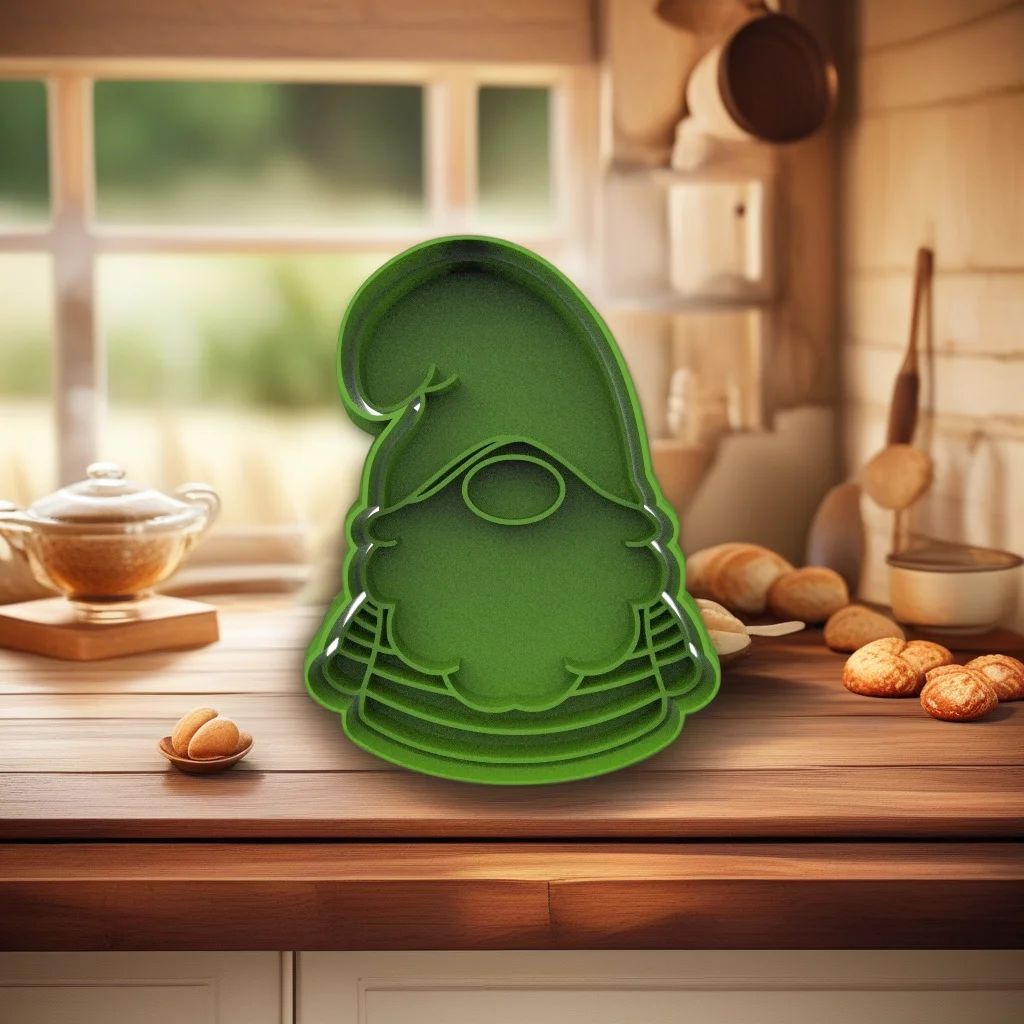  Christmas Cookie Cutter Set Santa Snowman Gingerbread House Gnome Stainless Steel Holiday Baking Molds - View 3