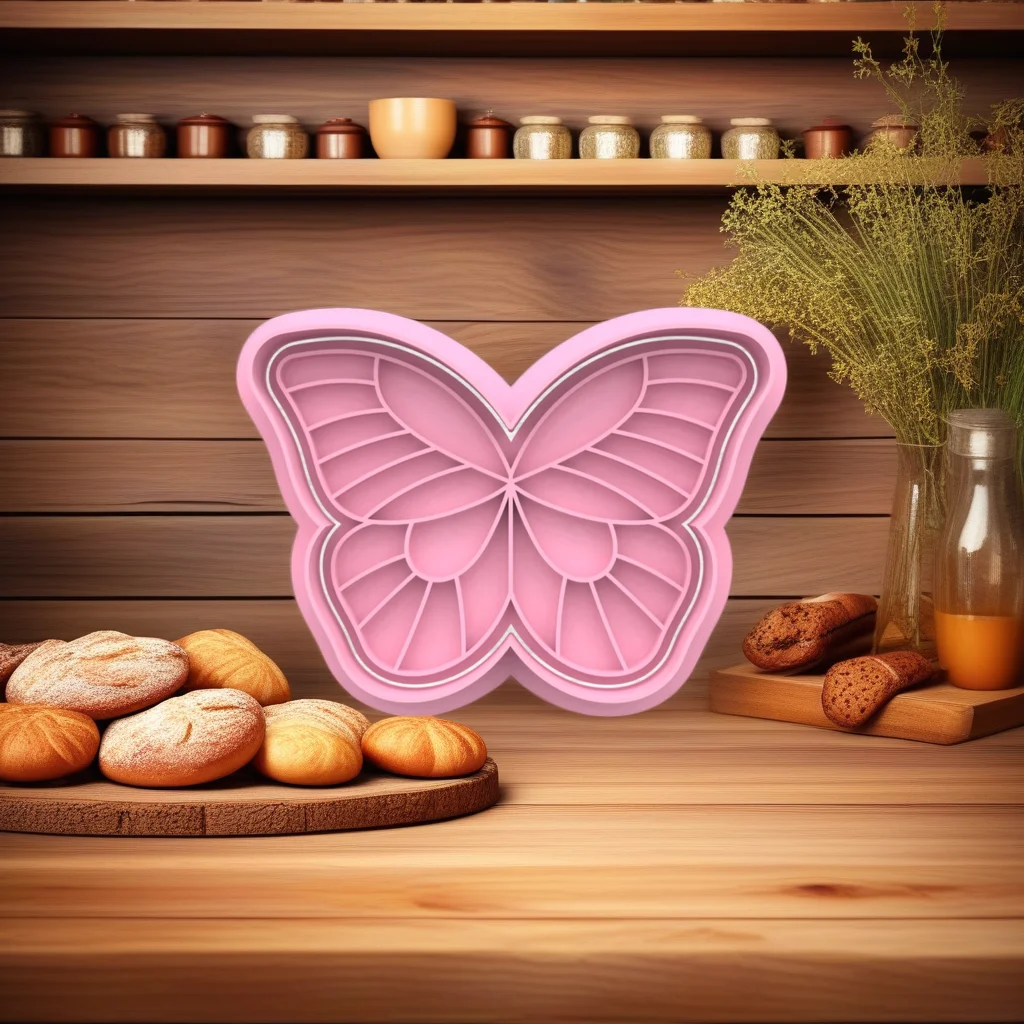  Butterfly Cookie Cutter Stamp, Monarch Butterfly Encanto Theme - View 3