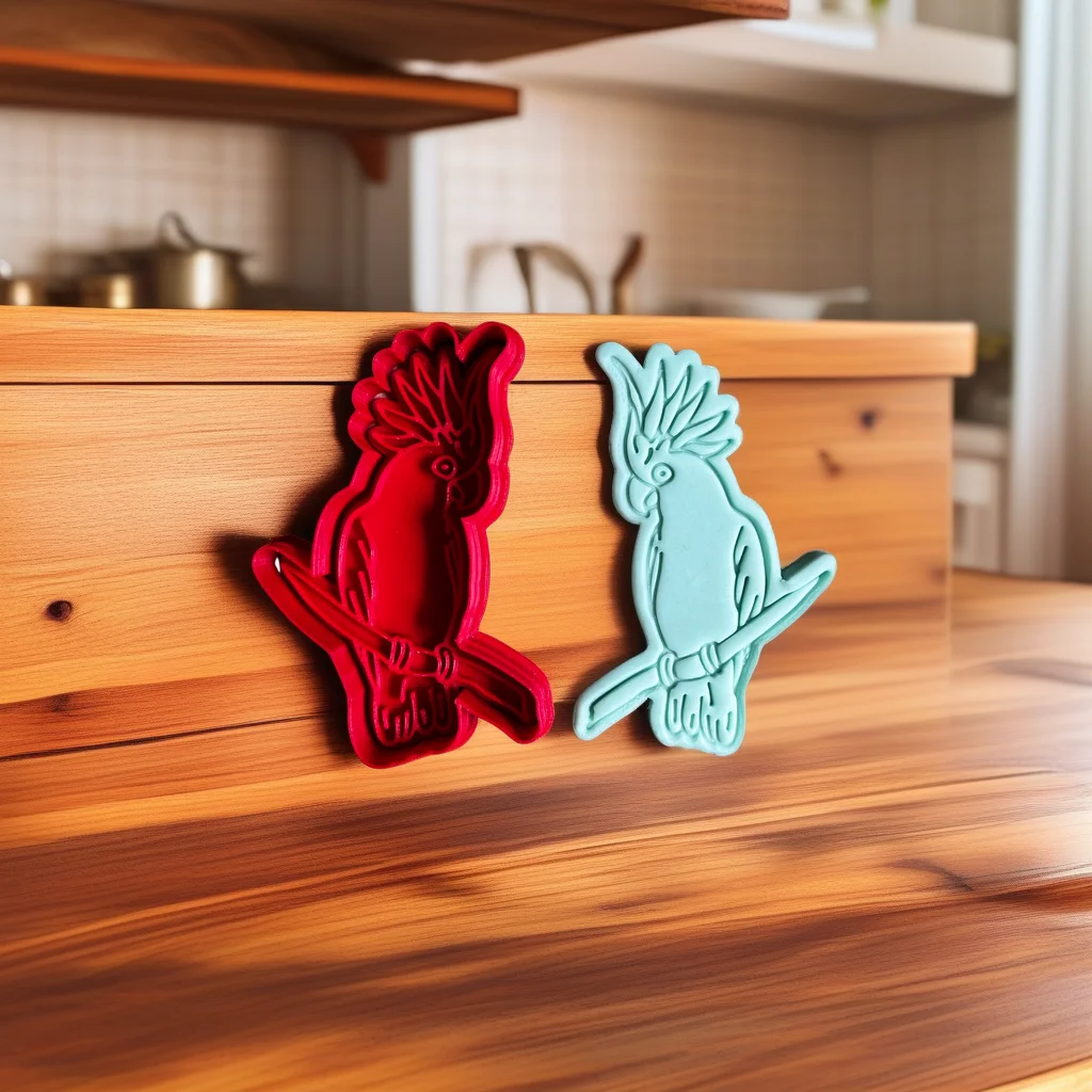 Parrot Cookie Cutter Stamp Kookaburra Rainbow Lorikeet - View 4
