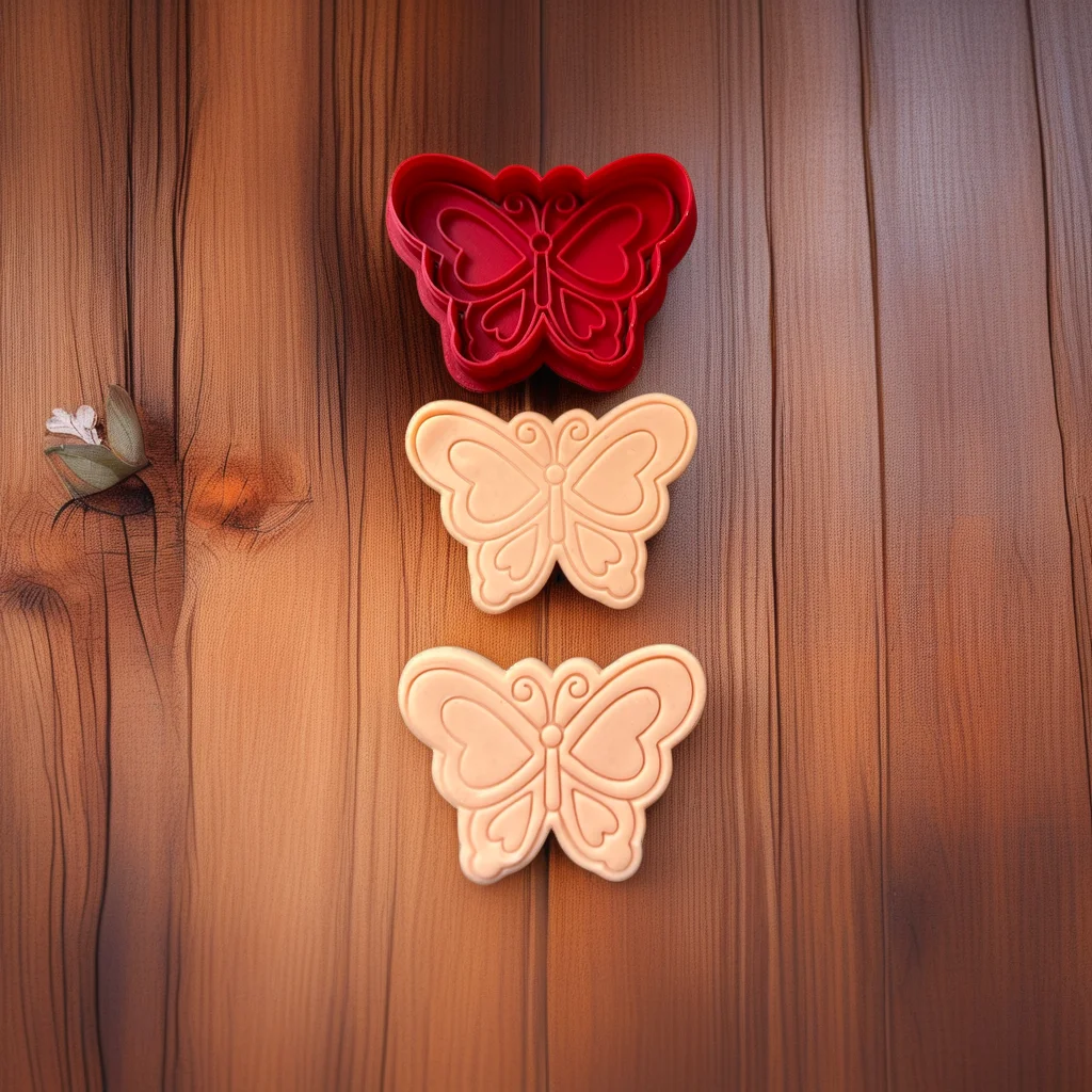  Butterfly Cookie Cutter Stamp, Monarch Butterfly Encanto Theme - View 5