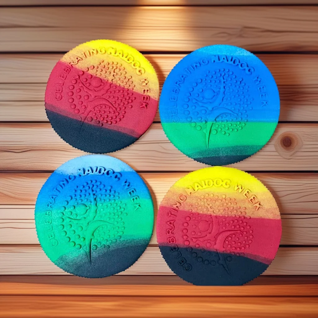  NAIDOC Week Cookie Debosser Stamp Aboriginal First Nations Keep The Fire Burning Theme - View 3