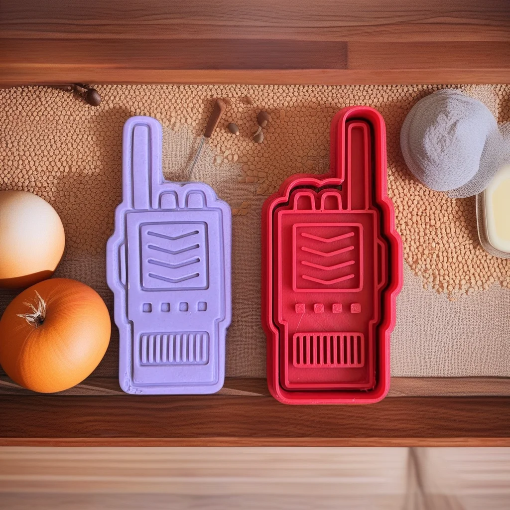  Police Elements Cookie Cutter Stamp Set, 6-Piece Theme Kit - View 5