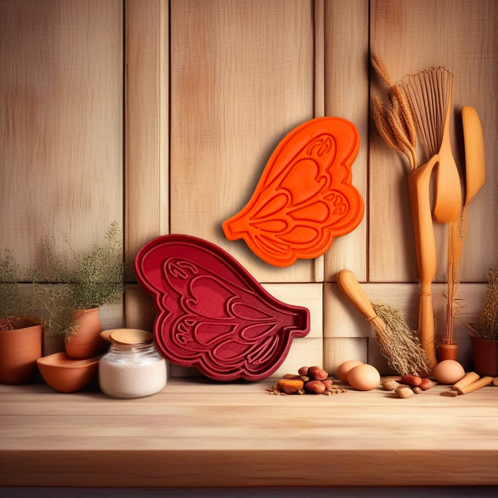  Butterfly Wings Cookie Cutter Stamp Monarch Different Styles - View 4