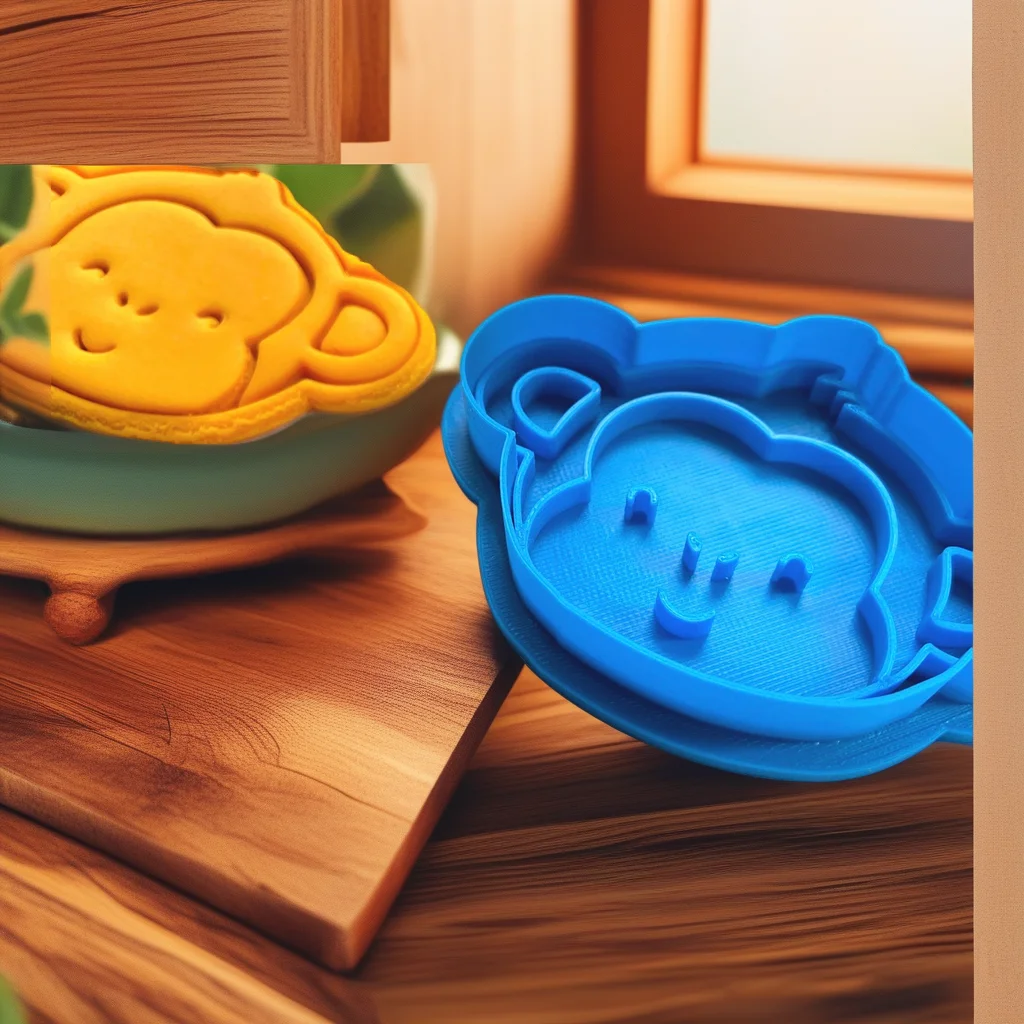  Monkey Cookie Cutter Stamp Set, Jungle Theme for Baby Showers - View 3