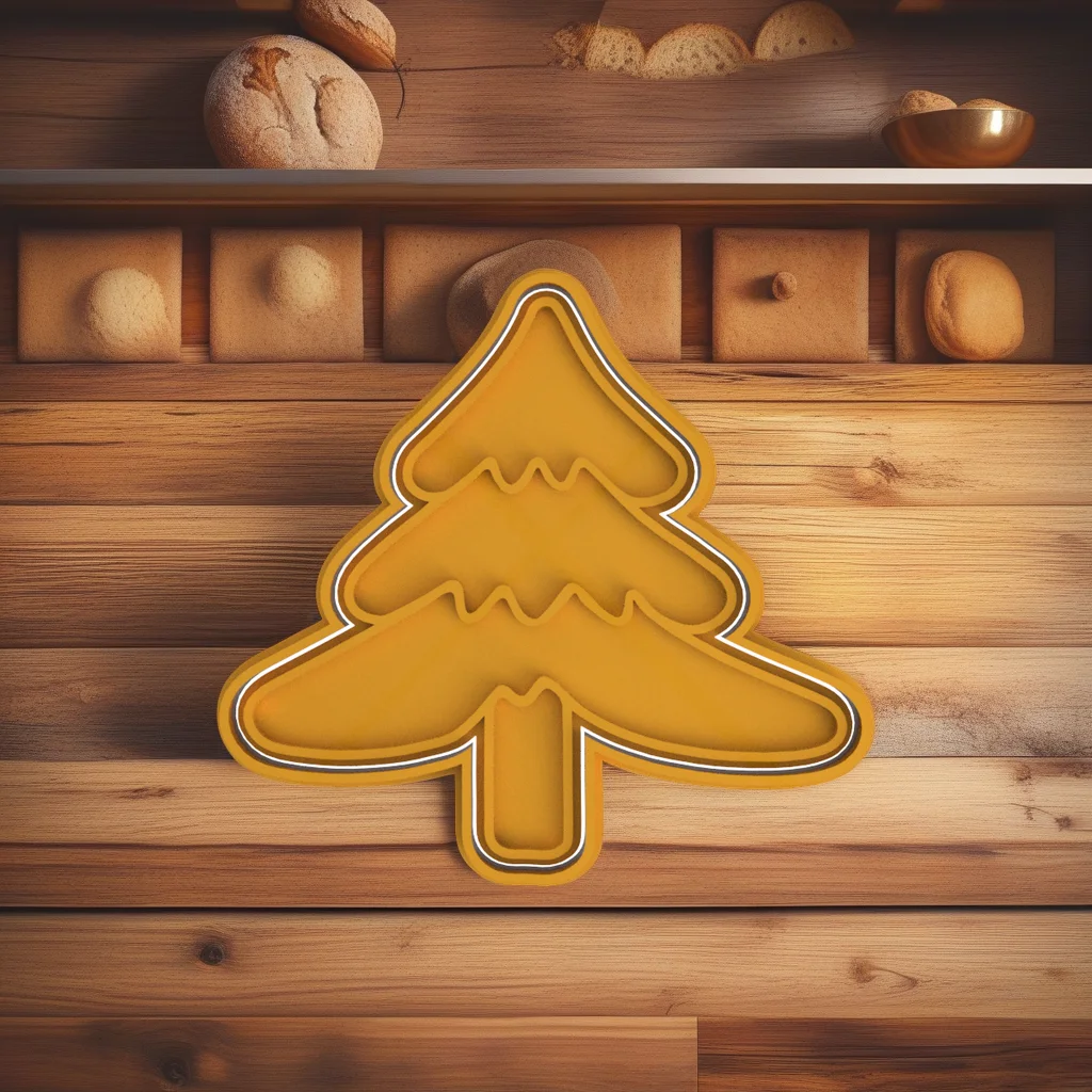  Christmas Cookie Cutter Stamp Set, Santa Gingerbread Man Train Design - View 5