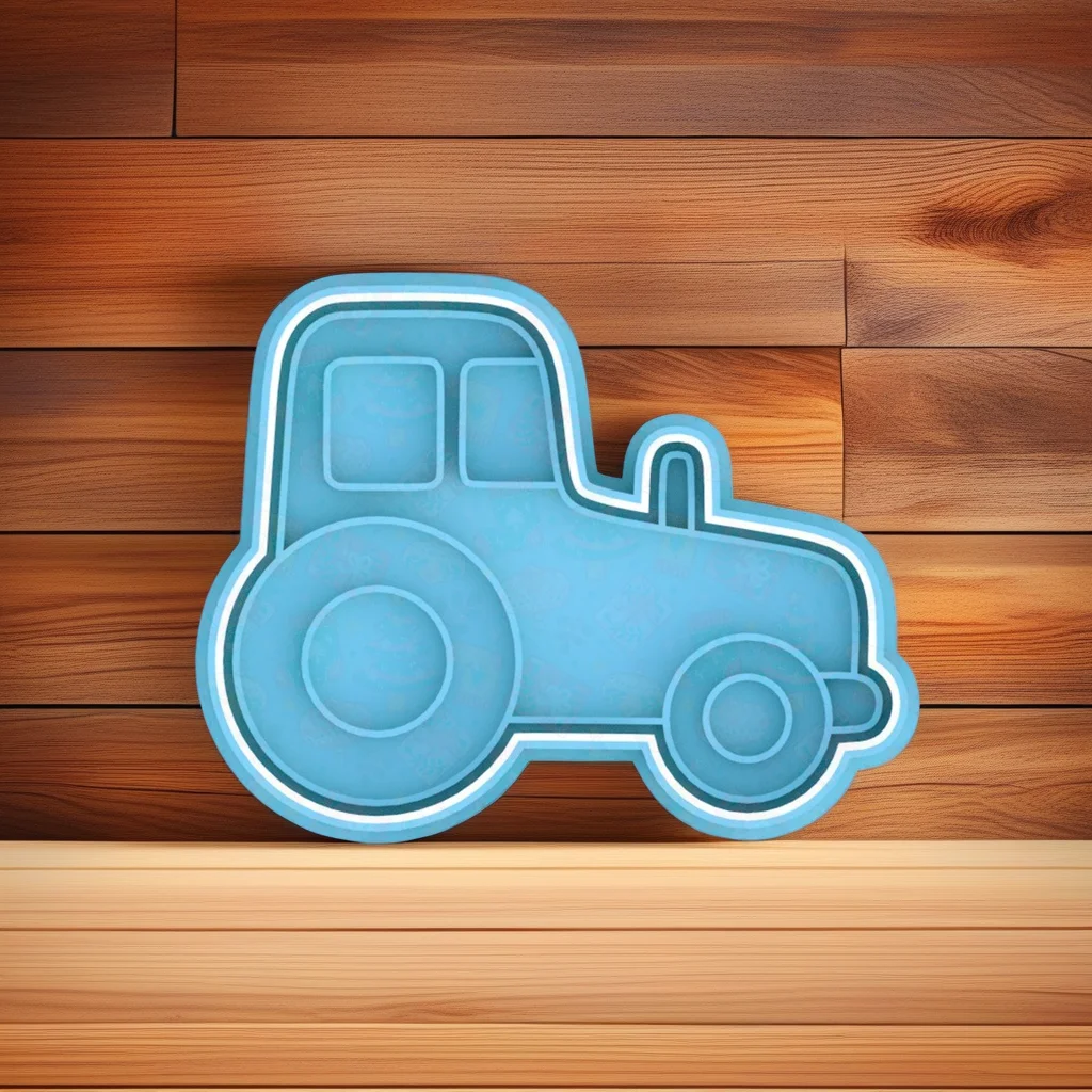  Vehicles Cookie Cutter Set, Stainless Steel, Tractor Taxi Firetruck Police Ambulance School Bus Double Bus Beetle Rubbish Truck Shapes - View 1